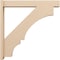 Ekena Millwork 5 1/2-in W x 34-in D x 34-in H Balboa Block Rough Cedar Woodgrain TimberThane Outlooker, Primed Tan OUTUR055X34X34BOA44RCPR - alternate 6